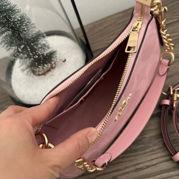 COACH Teri Shoulder Bag In Signature Canvas - Picture 6 of 6